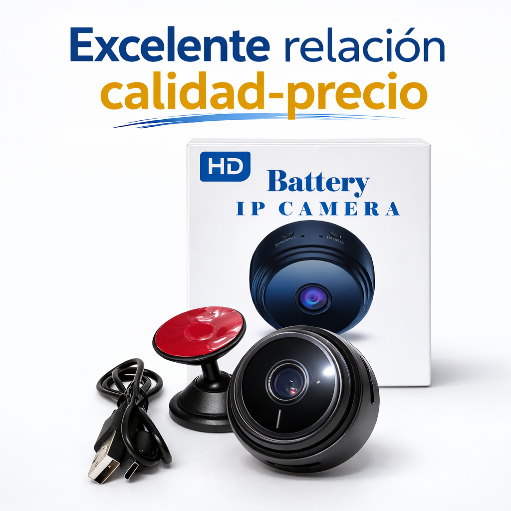 📹 Mini Cámara 1080P HD con Soporte Magnético GRATIS + visión nocturna 🔥