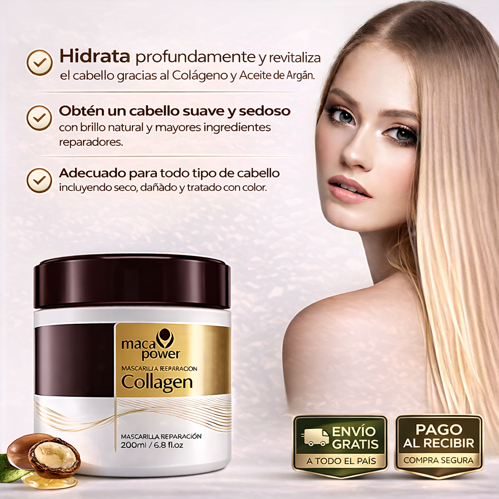 💆♀️ MASCARILLA CAPILAR REPARACIÓN 200ML 🔥 ÚLTIMAS UNIDADES