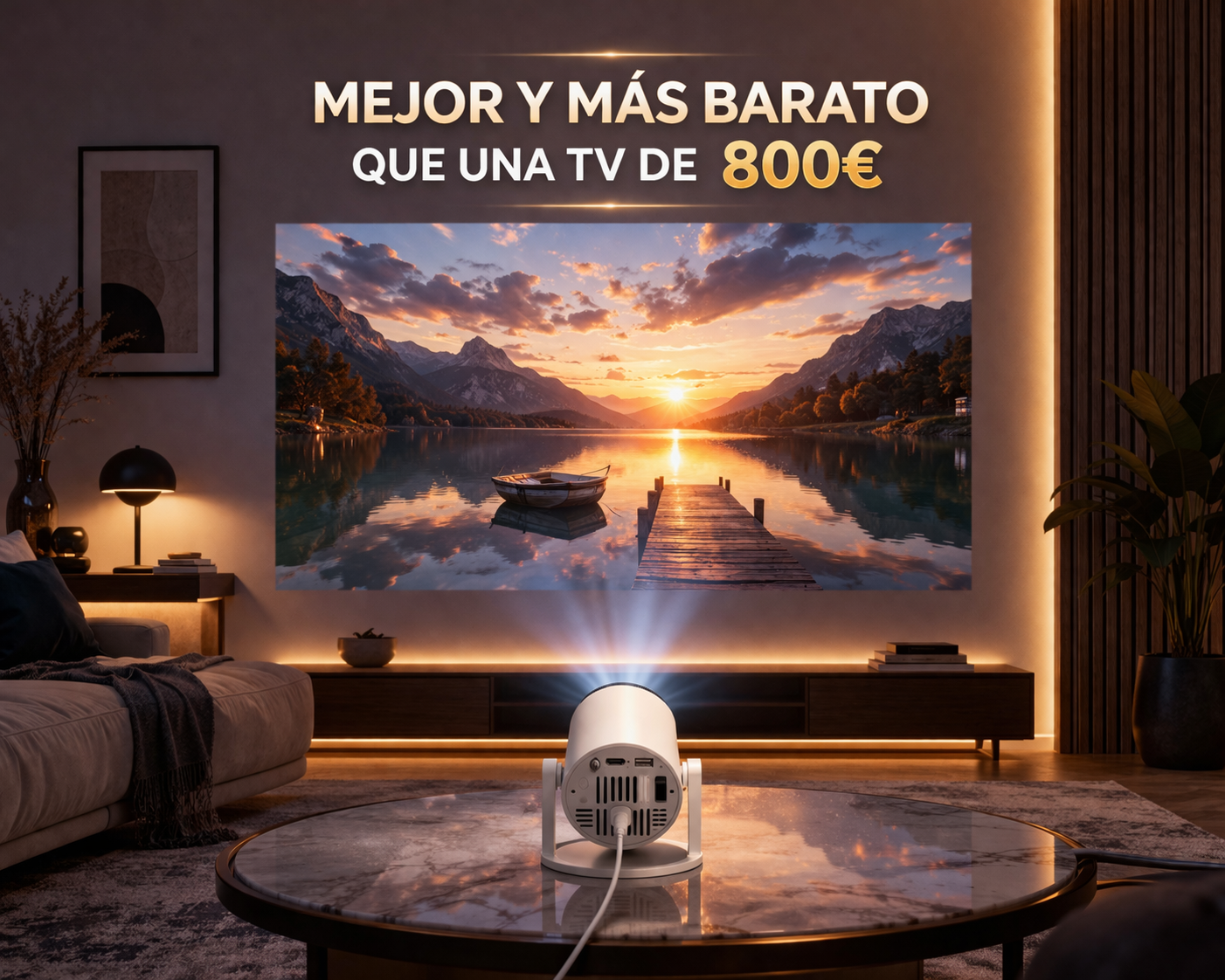 🎥 PROYECTOR PORTÁTIL 4K – TRANSFORMA CUALQUIER PARED EN UN CINE 🔥 ¡DESCUENTO EXCLUSIVO SOLO HOY!