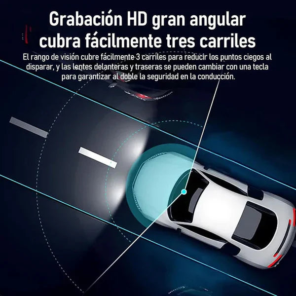 ⚠️ DRIVEX™ Full HD 1080p | Protégete de Accidentes, Robos y Fraudes con el Retrovisor con Cámara que lo Graba Todo + 🎁 Regalo Exclusivo