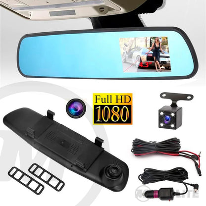 ⚠️ DRIVEX™ Full HD 1080p | Protégete de Accidentes, Robos y Fraudes con el Retrovisor con Cámara que lo Graba Todo + 🎁 Regalo Exclusivo