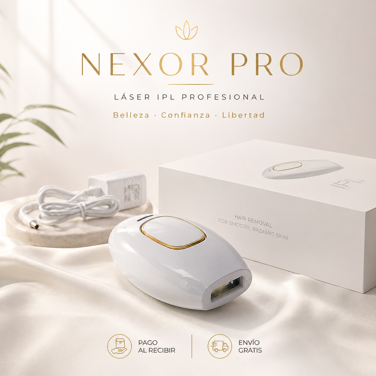 ✨ Depiladora Nexor® Pro • Eliminación de Vello IPL Profesional en Casa 🔥