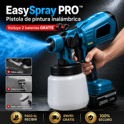 EasySpray PRO™ Pistola de pintura inalámbrica ¡Incluye 2 baterías GRATIS!