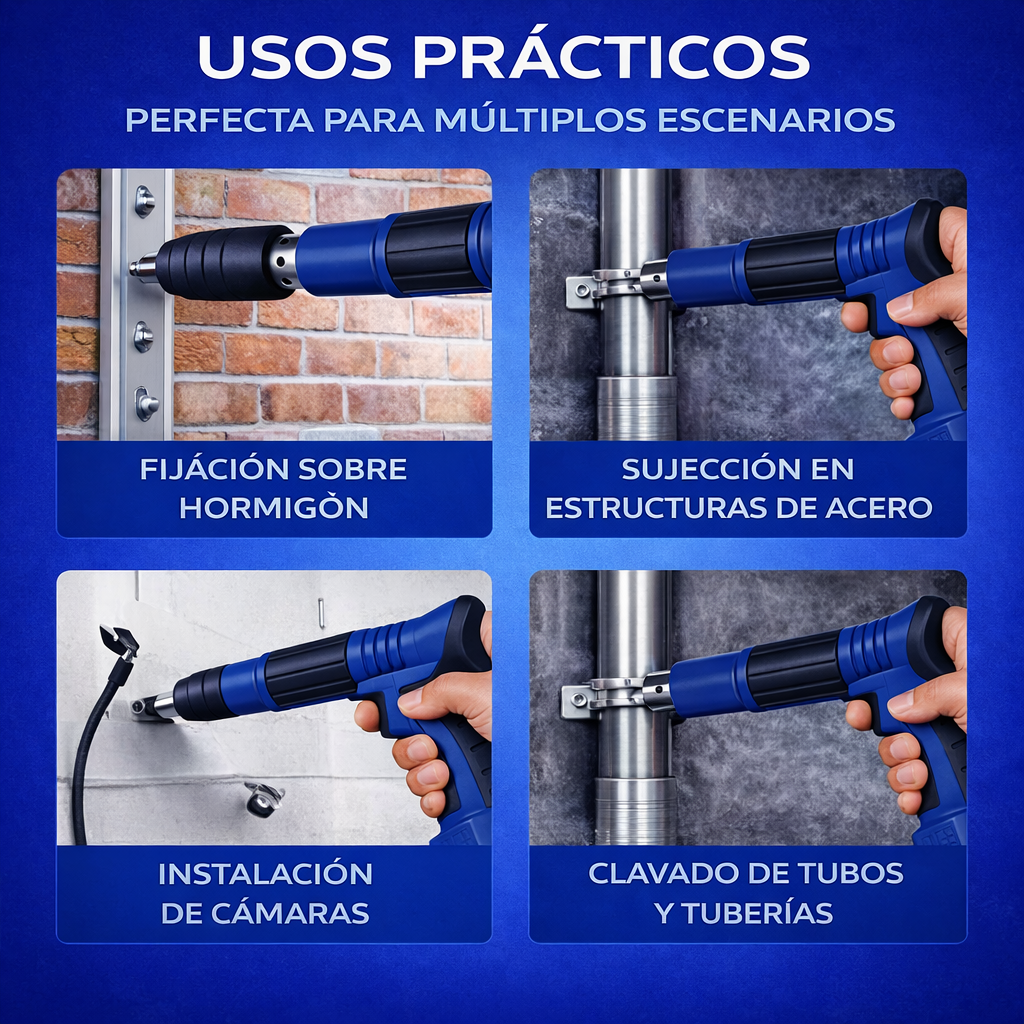 🔧 IMPACTCLAV™ KIT COMPLETO + MALETÍN PROFESIONAL + GAFAS Y PROTECCÍON AUDITIVA INCLUIDAS  🔥