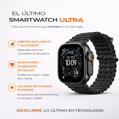 ⌚Air Watch Ultra Pro 3 con 2 Correas + Cargador por Inducción y Caja Premium 🔥