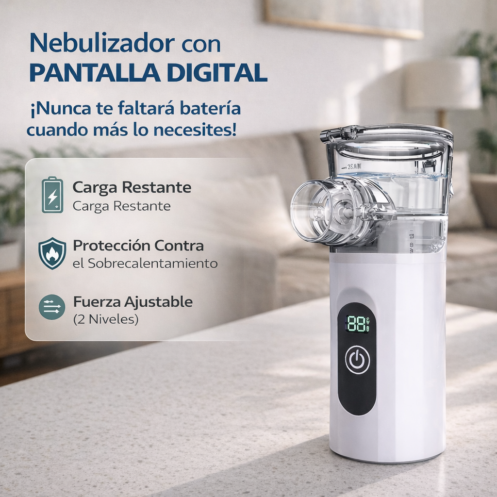🌬️ NEXOR™ Nebulizador PRO batería de larga duración + tecnología ultrasónica silenciosa 🔥