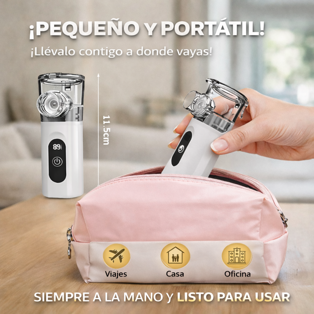 🌬️ NEXOR™ Nebulizador PRO batería de larga duración + tecnología ultrasónica silenciosa 🔥