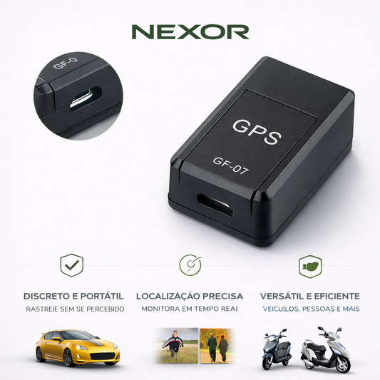 📍NEXOR GPS PRO™️ - Mini GPS Localizador Portátil + Caja y bateria premium 🔥