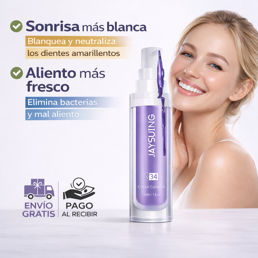 ✨ NEXOR Sonrisa V34 efecto blanqueador inmediato + corrección óptica del tono amarillo 🔥