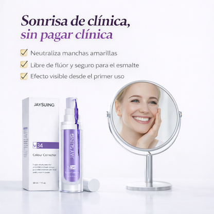 ✨ NEXOR Sonrisa V34 efecto blanqueador inmediato + corrección óptica del tono amarillo 🔥
