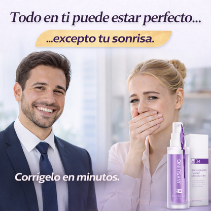✨ NEXOR Sonrisa V34 efecto blanqueador inmediato + corrección óptica del tono amarillo 🔥