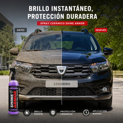 SHINE ARMOR 3 EN 1: Limpia, protege y devuelve el brillo de tu coche en minutos 🚗