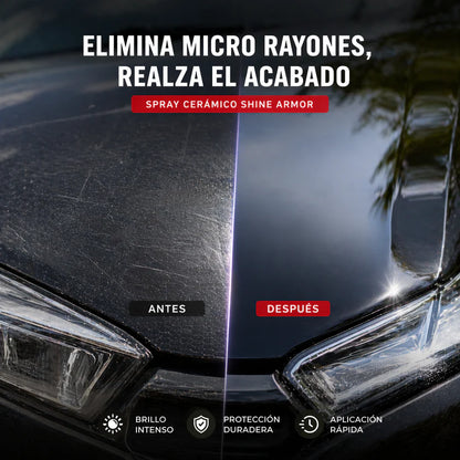SHINE ARMOR 3 EN 1: Limpia, protege y devuelve el brillo de tu coche en minutos 🚗