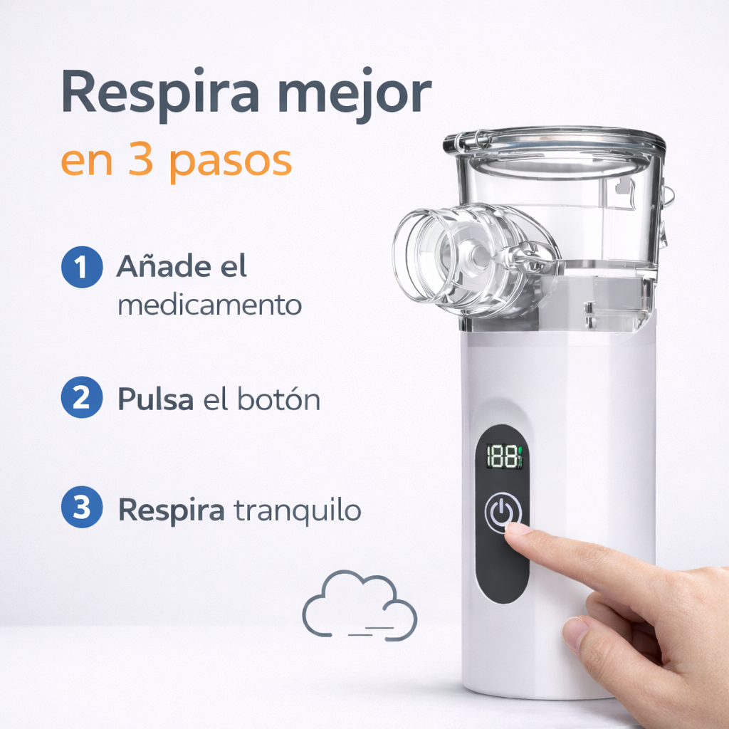 🌬️ NEXOR™ Nebulizador PRO batería de larga duración + tecnología ultrasónica silenciosa 🔥