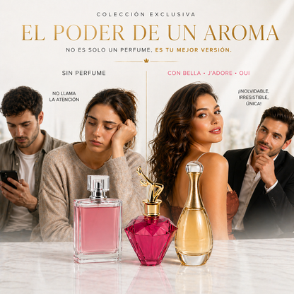 🔥 COLECCIÓN PREMIUM BELLA • J’ADORE DIOR • OUI — AROMA IRRESISTIBLE QUE DEJA HUELLA TODO EL DÍA + REGALO EXCLUSIVO SOLO HOY 🎁