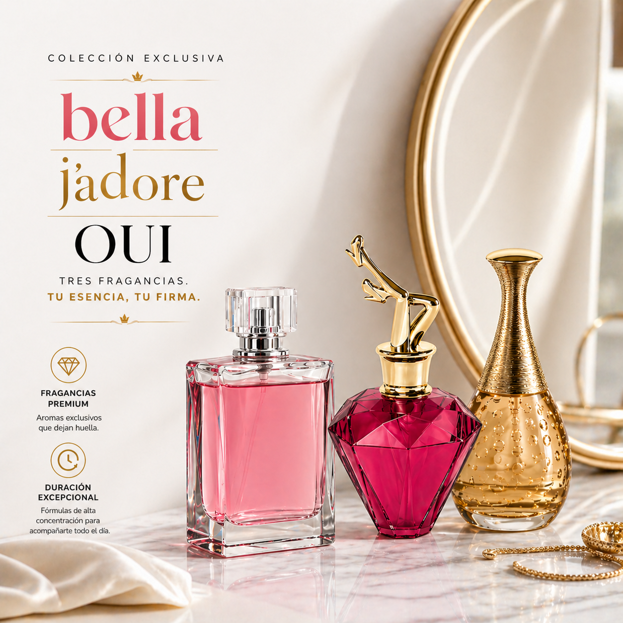 🔥 COLECCIÓN PREMIUM BELLA • J’ADORE DIOR • OUI — AROMA IRRESISTIBLE QUE DEJA HUELLA TODO EL DÍA + REGALO EXCLUSIVO SOLO HOY 🎁