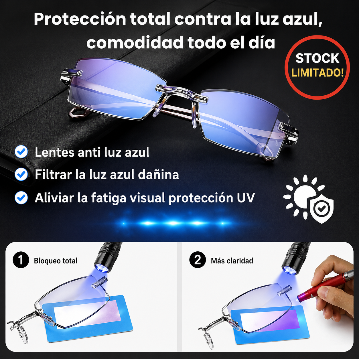 PAGA 1 Y LLEVA 2 – GAFAS PROGRESIVAS + ESTUCHE Y PAÑO DE REGALO 🎁