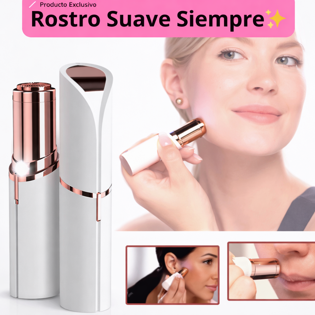 ✨ DEPILADOR FACIAL RECARGABLE FLAWLESS + CABLE USB-C 🔥
