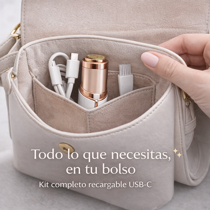 ✨ DEPILADOR FACIAL RECARGABLE FLAWLESS + CABLE USB-C 🔥