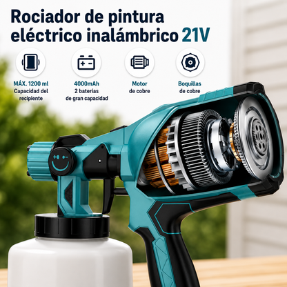 EasySpray PRO™ Pistola de pintura inalámbrica ¡Incluye 2 baterías GRATIS!