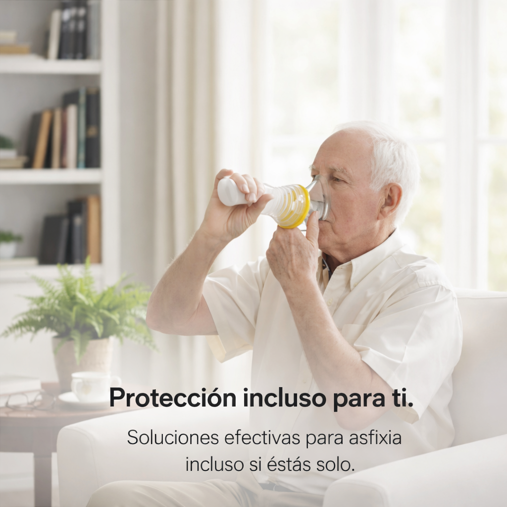 🚑 KIT DE RESCATE ANTIASFIXIA -  MASCARILLAS (UNA PARA ADULTO Y OTRA PARA NIÑOS) + DISPOSITIVO DE SUCCÍON + BOLSA DE VIAJE + MANUAL DE INSTRUCCIONES 🔥