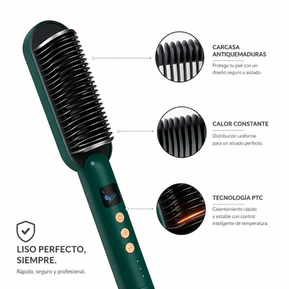 💁‍♀️ CEPILLO ALISADOR PELO (4 COLORES) + 1X MANUAL DE INSTRUCCIONES 🔥 ÚLTIMAS UNIDADES EN STOCK