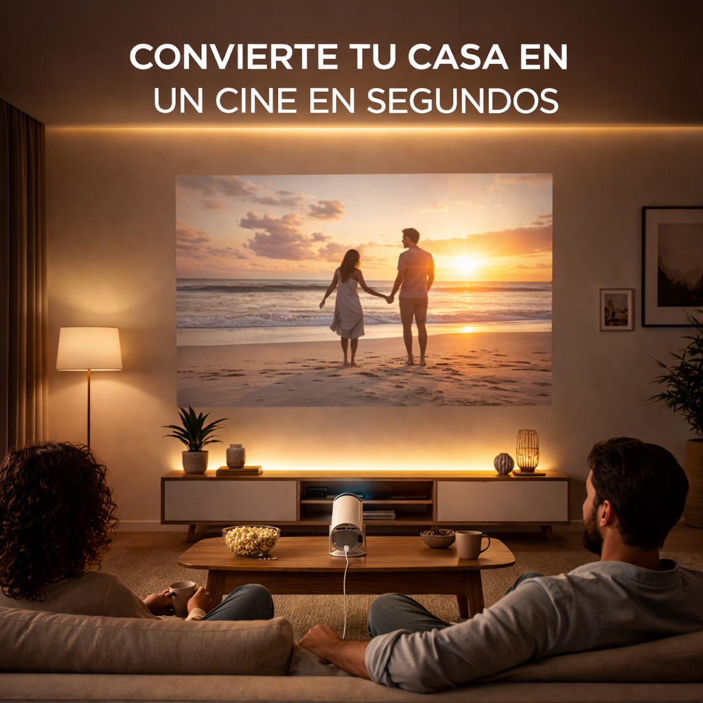 🎥 PROYECTOR PORTÁTIL 4K – TRANSFORMA CUALQUIER PARED EN UN CINE 🔥 ¡DESCUENTO EXCLUSIVO SOLO HOY!