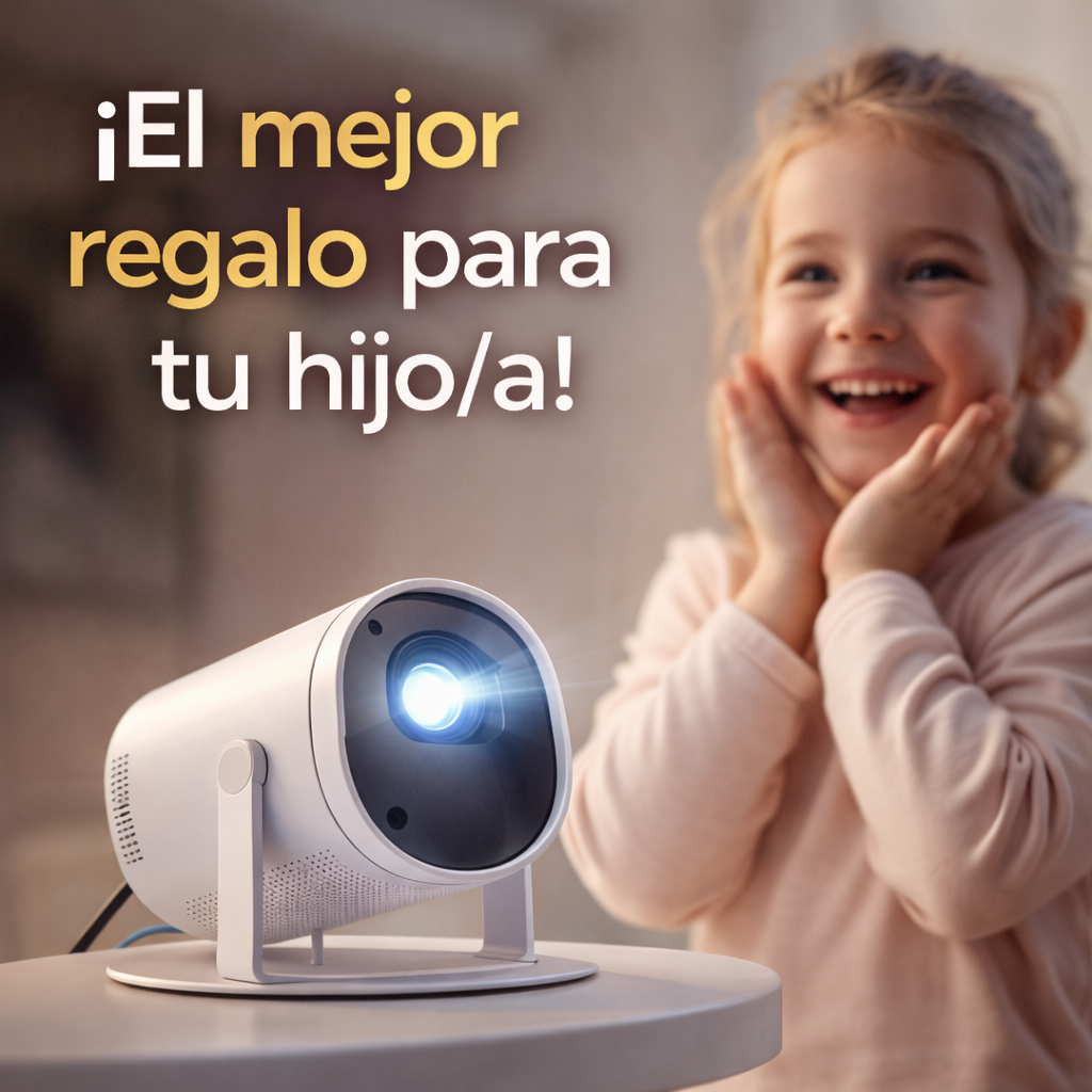 🎥 PROYECTOR PORTÁTIL 4K – TRANSFORMA CUALQUIER PARED EN UN CINE 🔥 ¡DESCUENTO EXCLUSIVO SOLO HOY!