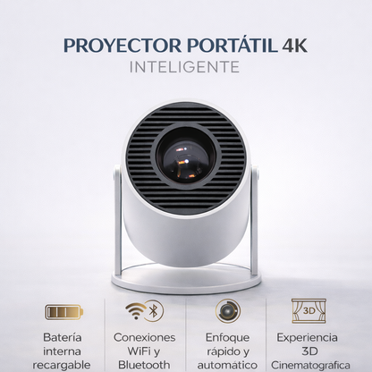 🎥 PROYECTOR PORTÁTIL 4K – TRANSFORMA CUALQUIER PARED EN UN CINE 🔥 ¡DESCUENTO EXCLUSIVO SOLO HOY!