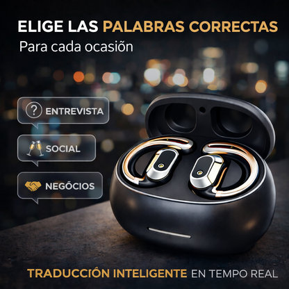 🎧 Air Traductor PRO AI - Comunícate en +144 idiomas en segundos + estuche y cargador premium incluidos + ¡REGALO EXCLUSIVO!🔥