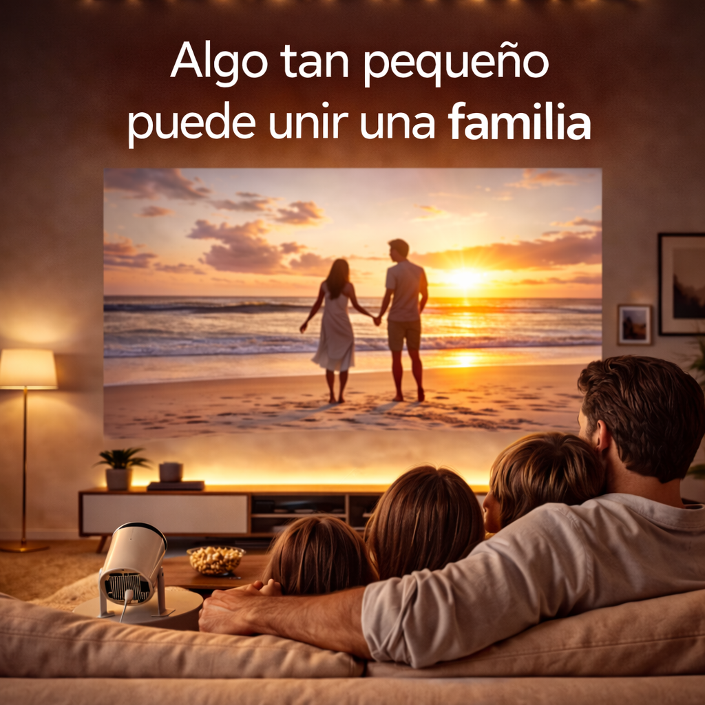 🎥 PROYECTOR PORTÁTIL 4K – TRANSFORMA CUALQUIER PARED EN UN CINE 🔥 ¡DESCUENTO EXCLUSIVO SOLO HOY!