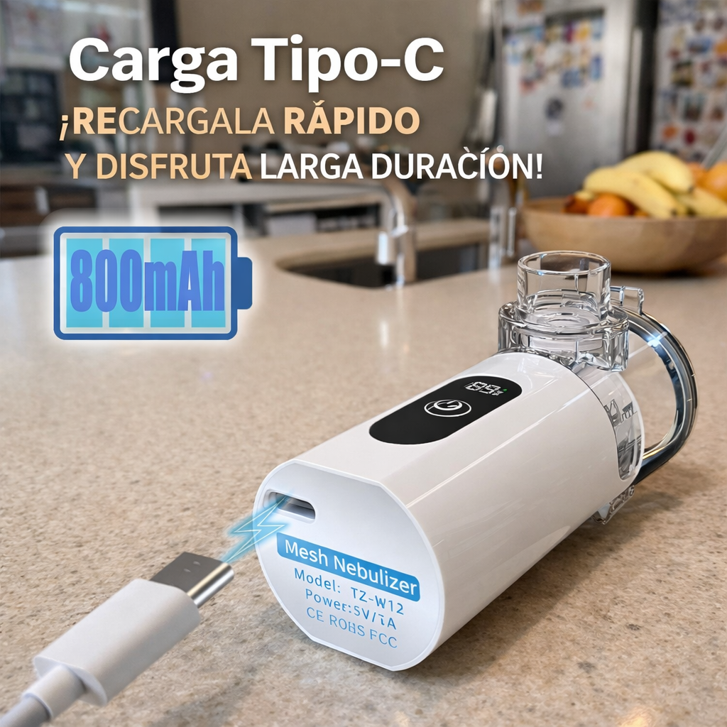 🌬️ NEXOR™ Nebulizador PRO batería de larga duración + tecnología ultrasónica silenciosa 🔥